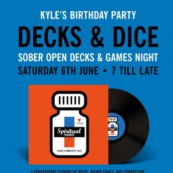 Sober Open Decks & Dice Night