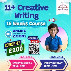 CREATIVE WRITING ONLINE SUMMER BOOSTER (FEES £200)