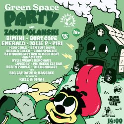 Green Party PARTY Bristol poster