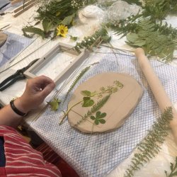 WORKSHOP: Botanical Clay Tiles