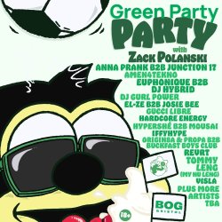 Green Party PARTY Bristol poster