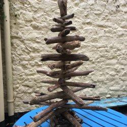 Driftwood trees and wreaths £30