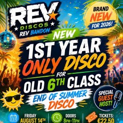 Rev Bandon new 1st year end of summer disco