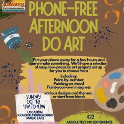 Phone-free Afternoon - Do Art