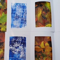 Nature Prints Art Activity PM session