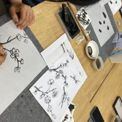 Sumi-e - Japanese Ink Block Painting Workshop