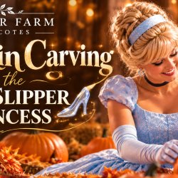 Pumpkin Carving with Cinderella