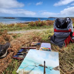 En Plein Air on Saltash Waterside
