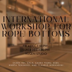 International workshop for rope bottoms - Second Edition