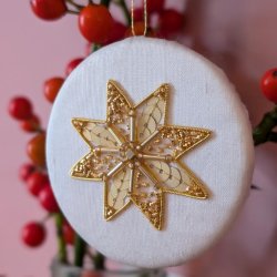 Goldwork Embroidery Star
