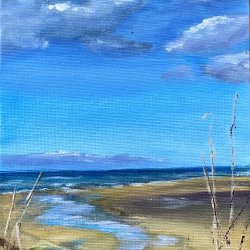 seascape in oils