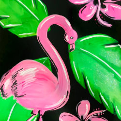07/11 "Flamingo Nights - Blacklight Surprise! 🎨✨" 7pm