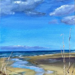 seascape in oils