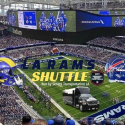 Round-Trip Shuttle(WEEK 5) BILLS🔵🔴vs LA RAMS🟡MNF