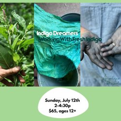 Indigo Dreamers: Working with Fresh Indigo