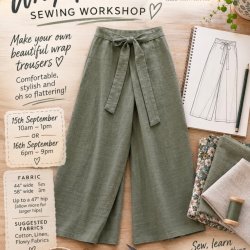 Sewing - wrap trousers