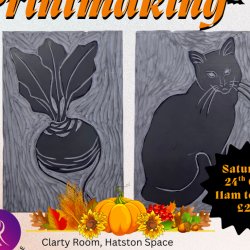 Seasonal Linocut Printmaking with Alex