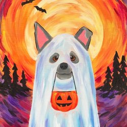 Pups Pub Paint and Sip: Howl-O-Ween Edition!