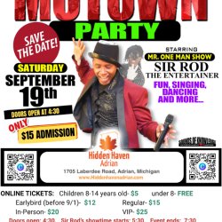 An evening with Sir Rod- A Motown Tribute Experiance
