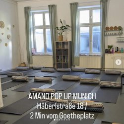 Group of migrant women gathering together at yoga practice
