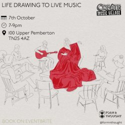 Life Drawing to Music with Create Festival