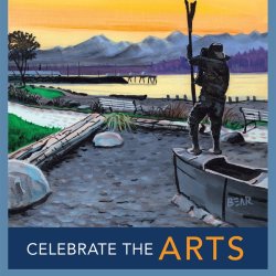 Picture of EAFF artwork on the Edmonds waterfront