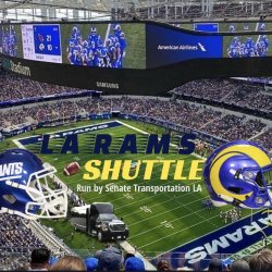 Round🏈Trip Shuttle to NY GIANTS vs 🐏RAMS (MNF) WEEK 2