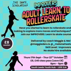 Adult Improvers: Learn to Rollerskate Autumn