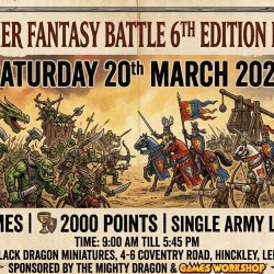 Warhammer Fantasy Battle 6th Edition Event March 2026