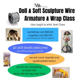 Class | Doll & Soft Sculpture Wire Armature & Wrap Class