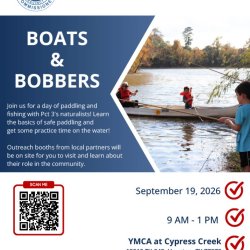 (VOLUNTEERS NEEDED) PCT3 - Boats and Bobbers - YMCA at Cypree Creek