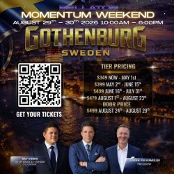 Momentum Weekend GOTHENBURG – August 29. - August 30.