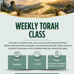 Weekly Torah Class