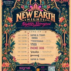 New Earth Nights - Indie 108 on 10/8