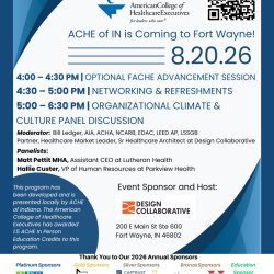 Organizational Climate and Culture + FACHE Information Session