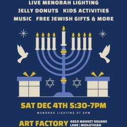 Ninth Annual Hanukkah Party at Art Factory (Midlothian)