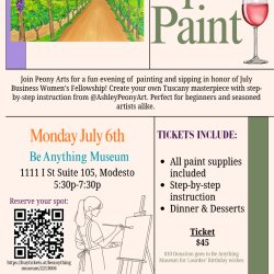 Sip 'n Paint Fun!