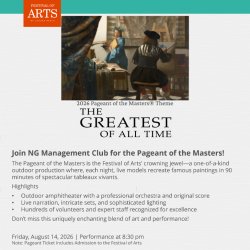 2026 Pageant of the Masters - Ticket includes admission to the Festival of the Arts