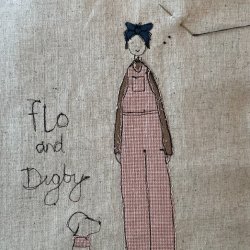 Janine Pope - Machine Drawn Applique - Stage 1