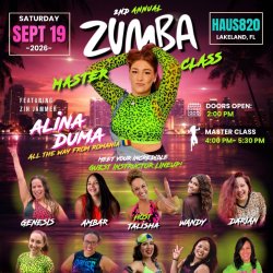 Zumba® Master Class with Zumba® Jammer Alina Duma