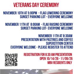 Veteran's Day Ceremony