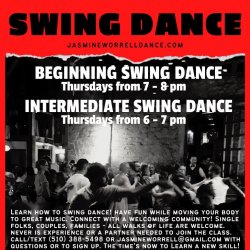 July & August 2026 series // Beginning swing dance in Petaluma // No partner required to join!