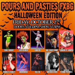 10/2 Pours and Pasties FXBG: Halloween Edition!