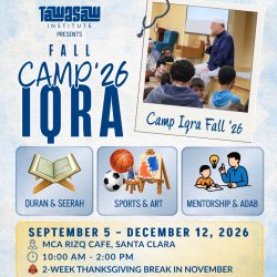 Camp Iqra Fall 2026