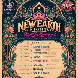 New Earth Nights - Indie 108 on 10/8