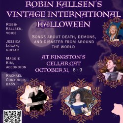 Vintage International Halloween Extravaganza with Robin Kallsen Quartet!!