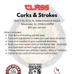 Ramen making class flyer