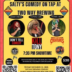Salty's Comedy on Tap at TwoWay Brewing
