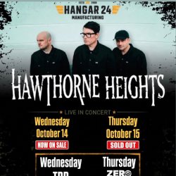 Hangar 24 Sessions Presents Hawthorne Heights Night One! Redlands