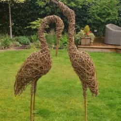 Willow Weaving - Heron